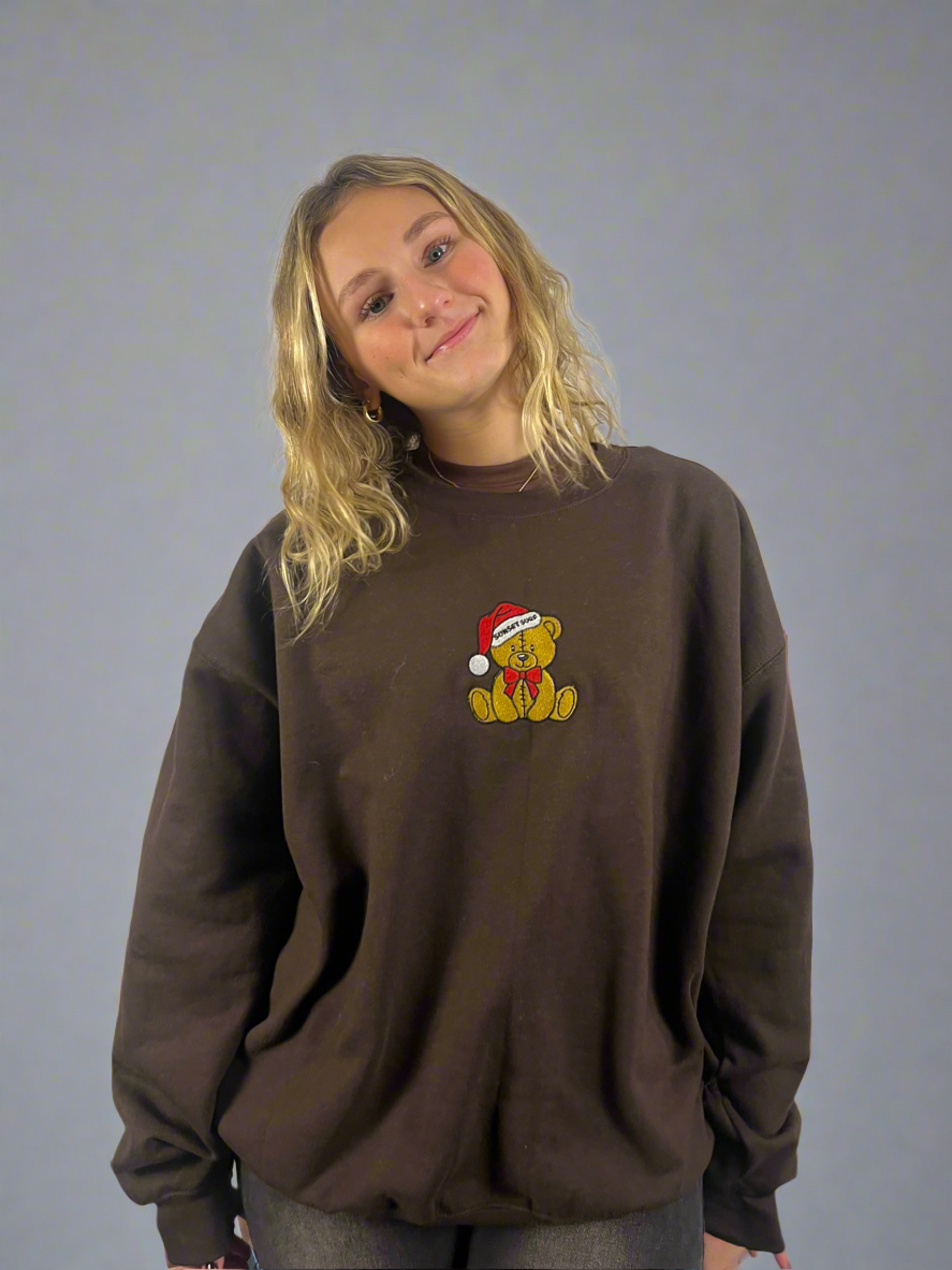 Teddy Bear Sunset Surf Crewneck