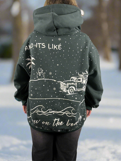 Snow on the Beach Hoodie