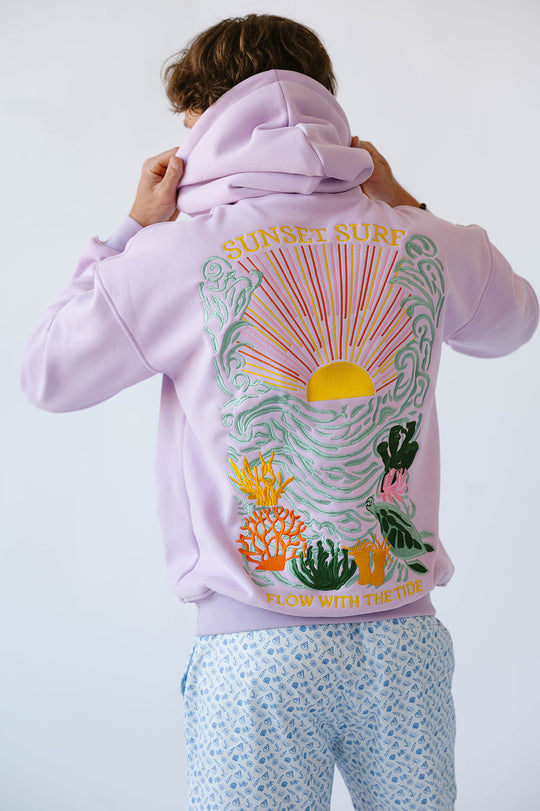 Under The Sea Embroidery Hoodie 🌊🐟🪸