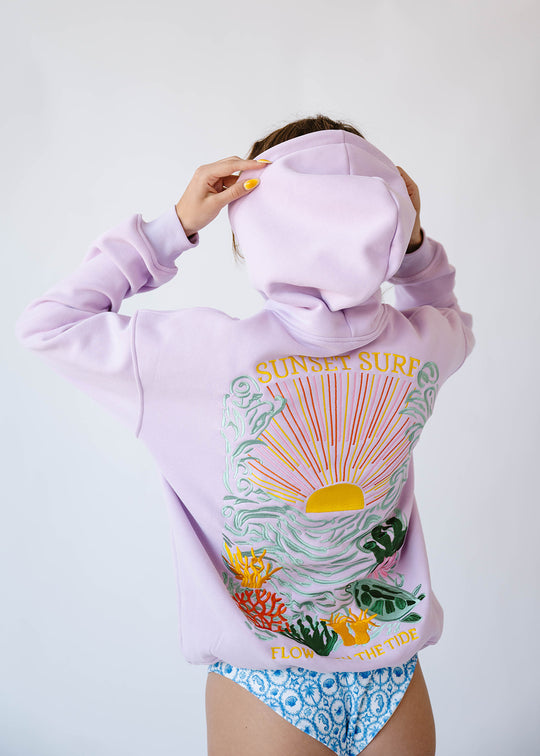 Under The Sea Embroidery Hoodie 🌊🐟🪸