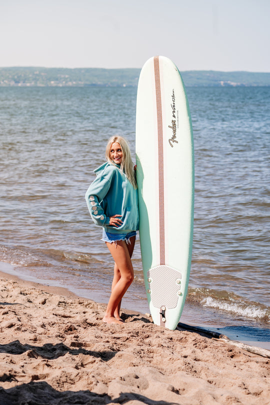Coastal Bloom Hoodie (SHIPS OUT IN 1-3 DAYS)