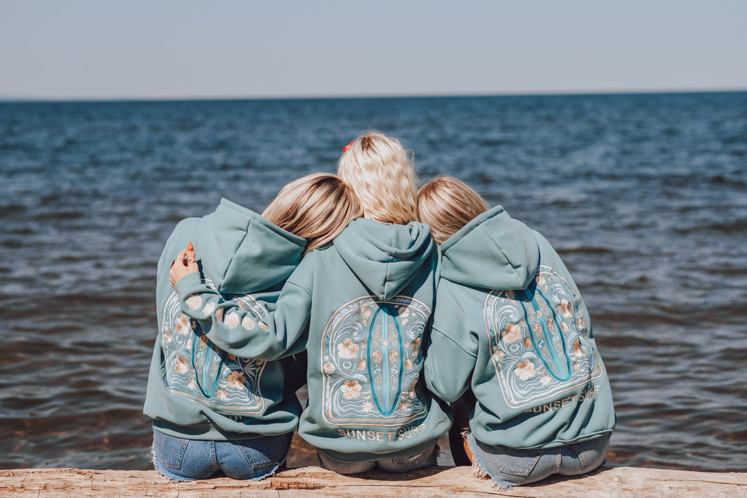 Coastal Bloom Hoodie (SHIPS OUT IN 1-3 DAYS)